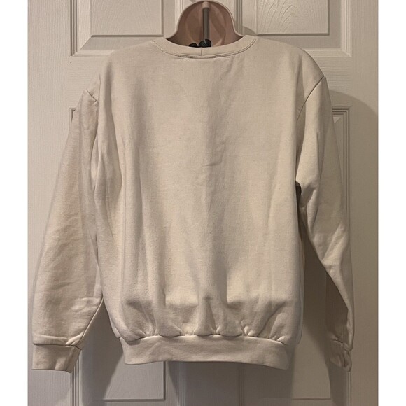 Vintage Y2K Winter Northern Reflections Snowflake Sweatshirt Womens M Cottage - Picture 3 of 4